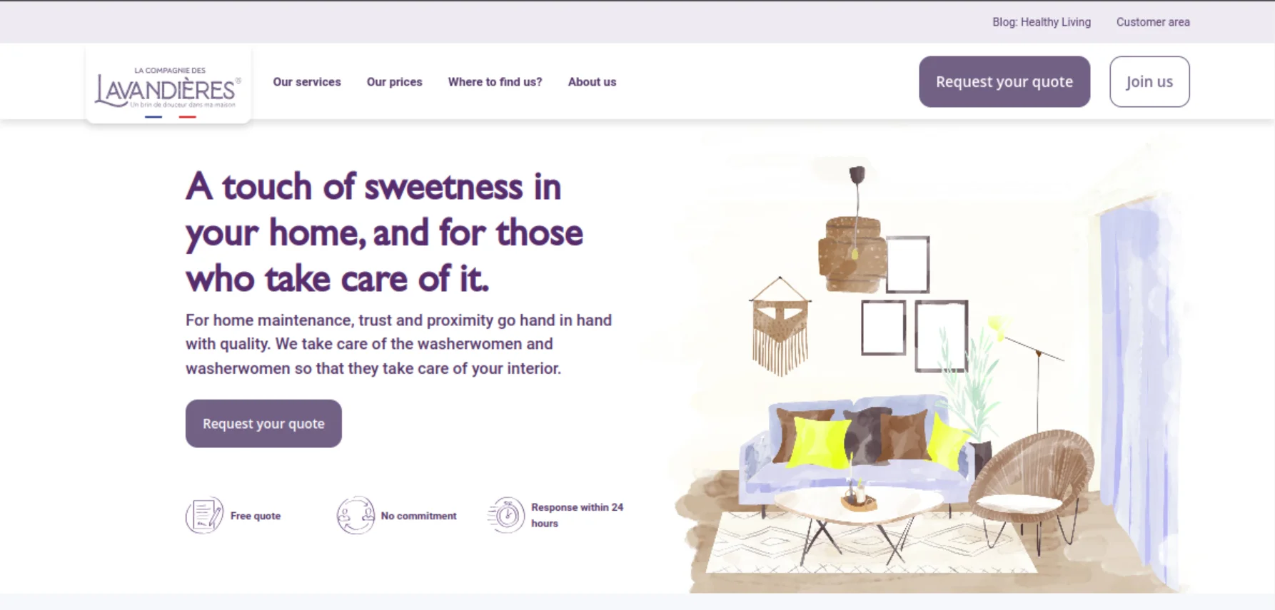 Public Enterprise Website for Laundry Services