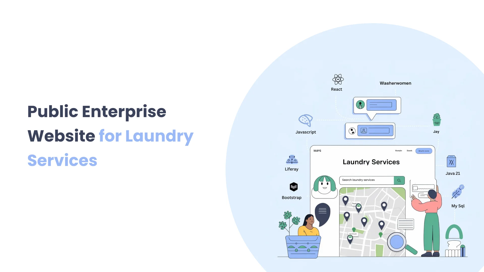 Public Enterprise Website for Laundry Services