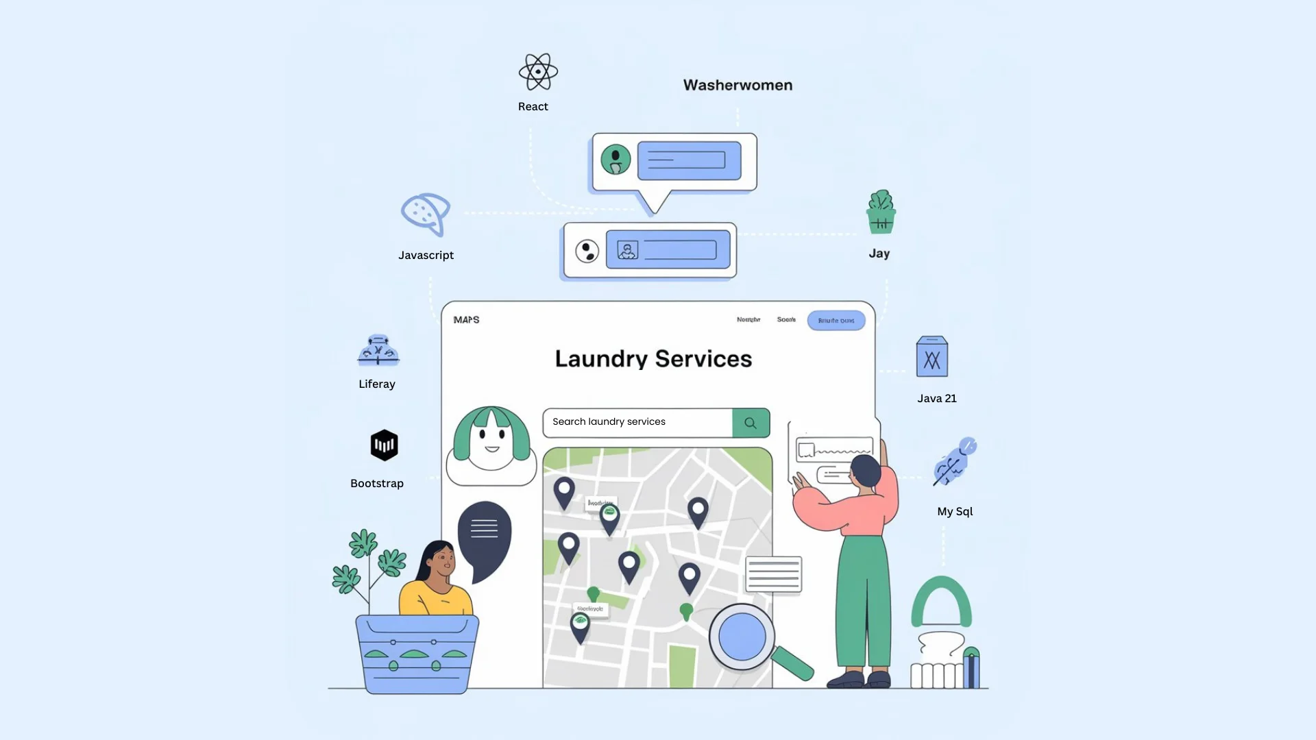 Public Enterprise Website for Laundry Services